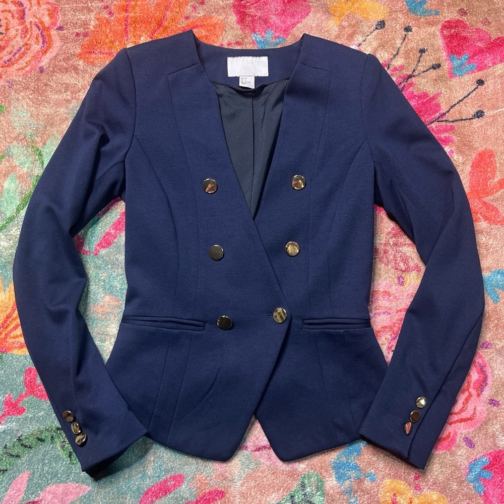 H&M BLAZER JACKET SIZE 4